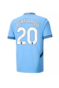 Manchester City Bernardo Silva #20 Voetbaltruitje Thuis tenue 2024-25 Korte Mouw